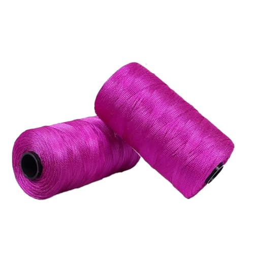 Polyester Macrame Cord 3mm 100g Flaches Makramee Projekt Buntes Polyestergarn Handarbeit für Handtaschen Einkaufstaschen Sonnenhüte Schuhe DIY Handwerk Dekoratives Projekt 4PCS col-4 von WOLTHID