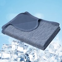 2 in 1 Kühldecke Sommerdecke Geschenk Arc-Chill Q-Max / 0,45 Doppelseitige Decke Selbstkühlende Schweißableitend und Atmungsaktiv Leichte Bettdecke von WOLTU