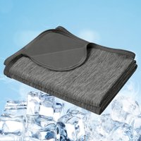 2 in 1 Kühldecke Sommerdecke Geschenk Arc-Chill Q-Max / 0,45 Doppelseitige Decke Selbstkühlende Schweißableitend und Atmungsaktiv Leichte Bettdecke von WOLTU