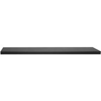 Woltu - 2er Set Wandregal Bücherregal Deko Wandablagen mdf Holz Hängeregal schwarz 70x22.9x3.8cm von WOLTU