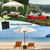 Woltu - 4er Set Pavillon Gewichte Pavillonstandfüße Hochwertige Sandsäcke zum Befüllen Beschweren Gewichtsbeutel für Pop-Up-Zelt Partyzelt von WOLTU