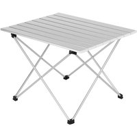 WOLTU Alu Campingtisch klappbar Falttisch mit Tragetasche, Aluminium Reisetisch, leichte Alu Tisch 56 46 40cm, tragbar für Camping Garten Balkon von WOLTU