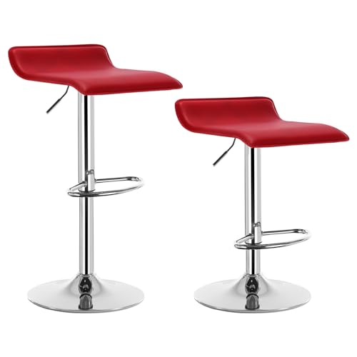 WOLTU Barhocker Design Drehstuhl Hocker Barstuhl Lounge Bar Hocker 2X Bordeaux BH11bd von WOLTU