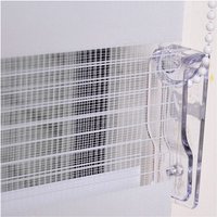 Doppelrollo Duo Rollo Klemmfix ohne Bohren Weiß 90x120 - Woltu von WOLTU