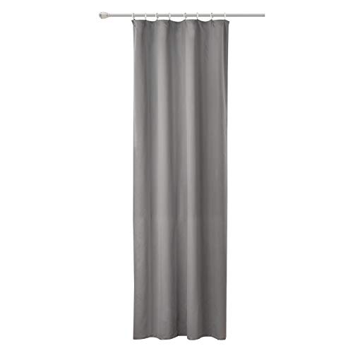 WOLTU Vorhang Blickdicht Gardinen mit Kräuselband für Schiene, Leichter & weicher Verdunklungsvorhang wärmeisolierend, Thermovorhang Kälteschutz für Wohnzimmer Schlafzimmer, 135x245 cm, Dunkelgrau von WOLTU