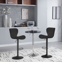 WOLTU Barhocker 2er Set, Barstühle Höhenverstellbar 360° Drehbar, Bistrostuhl ergonomisch, mit Rückenlehne Fußstütze, Drehhocker ergonomisch, Samt WOLTU Barhocker 2er Set, Barstühle Höhenverstellbar 360° Drehbar, Bistrostuhl ergonomisch, mit Rückenlehne Fußstütze, Drehhocker ergonomisch, Samt von WOLTU