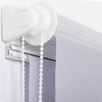 Woltu - Doppelrollo Klemmfix ohne Bohren, Duo Rollo Zebrarollo Fensterrollo Klemmrollo Seitenzugrollo Easyfix lichtdurchlässig & verdunkelnd Rollos von WOLTU