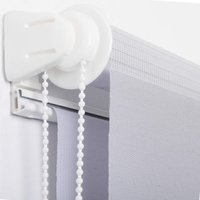 WOLTU Doppelrollo Klemmfix ohne Bohren, Duo Rollo Zebrarollo Fensterrollo Klemmrollo Seitenzugrollo Easyfix lichtdurchlässig & verdunkelnd Rollos für von WOLTU