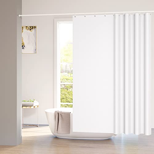WOLTU Duschvorhang 180x180 cm Weiß Anti-Schimmel Textil, Wasserdicht und Waschbar, Badvorhang aus Polyester Stoff mit 12 Duschvorhangringen für Dusche und Badewanne WOLTU Duschvorhang 180x180 cm Weiß Anti-Schimmel Textil, Wasserdicht und Waschbar, Badvorhang aus Polyester Stoff mit 12 Duschvorhangringen für Dusche und Badewanne von WOLTU
