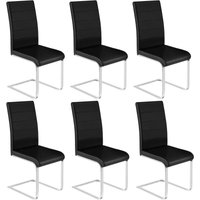 WOLTU Esszimmerstühle 6er Set, Schwingstuhl, Freischwinger Stuhl, Küchenstuhl, Polsterstuhl, mit hoher Rückenlehne, Kunstleder, für Esszimmer WOLTU Esszimmerstühle 6er Set, Schwingstuhl, Freischwinger Stuhl, Küchenstuhl, Polsterstuhl, mit hoher Rückenlehne, Kunstleder, für Esszimmer von WOLTU