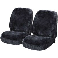 WOLTU Lammfellbezug 2er Set Auto Vordersitzbezug Echtlammfell 1.8 cm Dicke dunkelgrau WOLTU Lammfellbezug 2er Set Auto Vordersitzbezug Echtlammfell 1.8 cm Dicke dunkelgrau von WOLTU