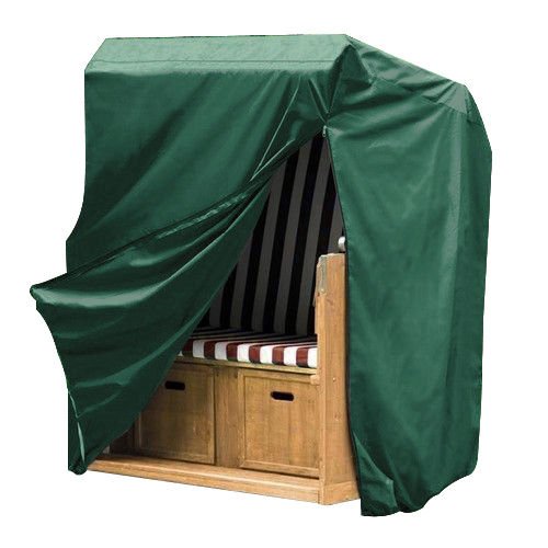 WOLTU Schutzhülle Strandkorb 165/135x125x90 cm, Abdeckung für Gartenmöbel, Abdeckhaube aus PE, Plane UV-Beständig wasserabweisend Winterfest reißfest von WOLTU