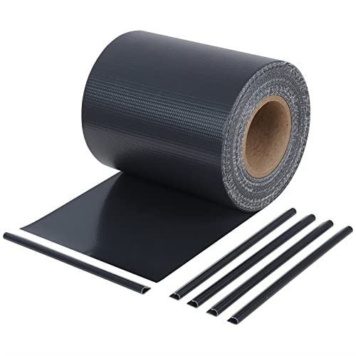 WOLTU Sichtschutzstreifen für Doppelstabmatten 450 g/m² PVC, Doppelstabmattenzaun Blickdicht Wetterfest Windschutz 19cm x 35m, Sichtschutz zaun für Garten Balkon inkl. 25 Befestigungsclips, Anthrazit WOLTU Sichtschutzstreifen für Doppelstabmatten 450 g/m² PVC, Doppelstabmattenzaun Blickdicht Wetterfest Windschutz 19cm x 35m, Sichtschutz zaun für Garten Balkon inkl. 25 Befestigungsclips, Anthrazit von WOLTU