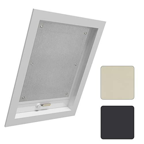 WOLTU Thermo Dachfenster Rollo ohne Bohren Sonnenschutz Verdunkelungsrollo mit Saugnäpfen, Thermorollo Hitzeschutz für Velux- und Roto-Fenster Y45 / 045, Dunkelgrau 57x100 cm WOLTU Thermo Dachfenster Rollo ohne Bohren Sonnenschutz Verdunkelungsrollo mit Saugnäpfen, Thermorollo Hitzeschutz für Velux- und Roto-Fenster Y45 / 045, Dunkelgrau 57x100 cm von WOLTU