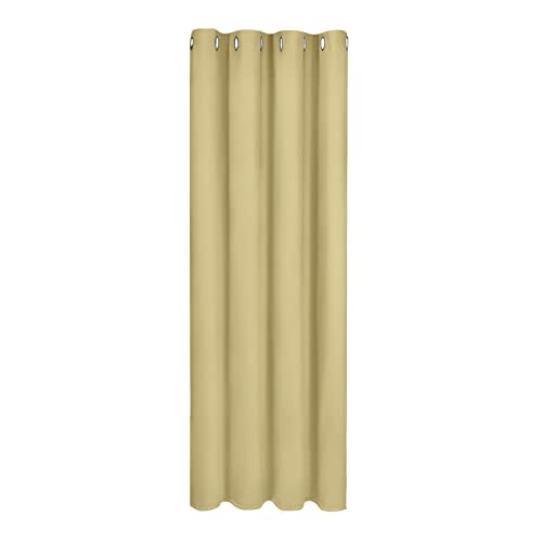 WOLTU Verdunklungsvorhang Blickdicht Gardinen mit Ösen Thermovorhang Kälteschutz Wärmeschutzvorhang Zweifarbig Vorhänge Ösenschal Fenstergardinen Wohnzimmer Schlafzimmer 140x225cm Champagner (1 Stück) WOLTU Verdunklungsvorhang Blickdicht Gardinen mit Ösen Thermovorhang Kälteschutz Wärmeschutzvorhang Zweifarbig Vorhänge Ösenschal Fenstergardinen Wohnzimmer Schlafzimmer 140x225cm Champagner (1 Stück) von WOLTU