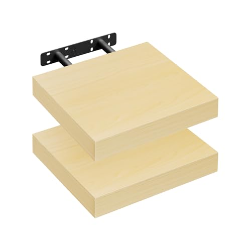 WOLTU Wandregal 2er Wandboard Bücherregal Regale für Deko Wandablagen aus MDF Holz,Hängeregal Gelb Eiche, 25x22.9x3.8 cm RG9365kei-2 WOLTU Wandregal 2er Wandboard Bücherregal Regale für Deko Wandablagen aus MDF Holz,Hängeregal Gelb Eiche, 25x22.9x3.8 cm RG9365kei-2 von WOLTU