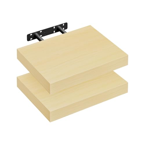 WOLTU Wandregal 2er Wandboard Bücherregal Regale für Deko Wandablagen aus MDF Holz,Hängeregal Gelb Eiche, 30x22.9x3.8 cm RG9371kei-2 WOLTU Wandregal 2er Wandboard Bücherregal Regale für Deko Wandablagen aus MDF Holz,Hängeregal Gelb Eiche, 30x22.9x3.8 cm RG9371kei-2 von WOLTU