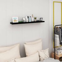 Woltu - Wandregal Wandboard freischwebend Schweberegal Holz Board schwarz 30x22.9x3.8cm Woltu - Wandregal Wandboard freischwebend Schweberegal Holz Board schwarz 30x22.9x3.8cm von WOLTU