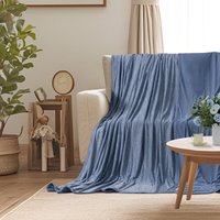 2 in 1 Kühldecke Sommerdecke Geschenk Arc-Chill Q-Max / 0,45 Doppelseitige Decke Selbstkühlende Schweißableitend und Atmungsaktiv Leichte Bettdecke von WOLTU