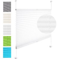 Plissee ohne Bohren Klemmfix Faltrollo Jalousie, Plisseerollo Crushed Optik Sichtschutz und Sonnenschutz Easyfix lichtdurchlässig Rollo für Fenster & Plissee ohne Bohren Klemmfix Faltrollo Jalousie, Plisseerollo Crushed Optik Sichtschutz und Sonnenschutz Easyfix lichtdurchlässig Rollo für Fenster & von WOLTU