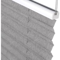 Plissee ohne Bohren Klemmfix Faltrollo Jalousie, Plisseerollo Crushed Optik Sichtschutz und Sonnenschutz Easyfix lichtdurchlässig Rollo für Fenster Plissee ohne Bohren Klemmfix Faltrollo Jalousie, Plisseerollo Crushed Optik Sichtschutz und Sonnenschutz Easyfix lichtdurchlässig Rollo für Fenster von WOLTU