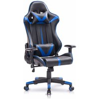 Woltu - Racing Stuhl Gaming Stuhl Bürostuhl Schreibtischstuhl Sportsitz mit Armlehne, mit Kopfstütze und Lendenkissen, höhenverstellbar, dick von WOLTU