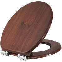 Toilettensitz mit Absenkautomatik Holz dunkelbuche - Woltu Toilettensitz mit Absenkautomatik Holz dunkelbuche - Woltu von WOLTU