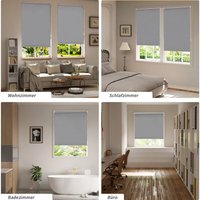 Verdunklungsrollo ohne Bohren Klemmfix, Thermorollo Fensterrollo Blickdicht easyfix Verdunkelung Rollos, Sichtschutz und Sonnenchutz für Fenster, Verdunklungsrollo ohne Bohren Klemmfix, Thermorollo Fensterrollo Blickdicht easyfix Verdunkelung Rollos, Sichtschutz und Sonnenchutz für Fenster, von WOLTU