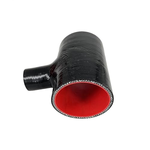 Ablaufschlauch 2" 2,5" 2,75" 3" T-Stück Silikonschlauch 51mm 63mm 70mm 76mm T-förmiges Rohr Wasserpumpe(Color:63x25mm) von WOLWES