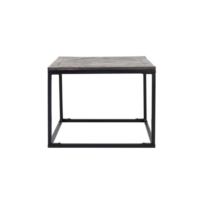 WOMO-DESIGN Design Beistelltisch 60 x 60 cm Handgefertigt Quadratisch Grau von WOMO-DESIGN