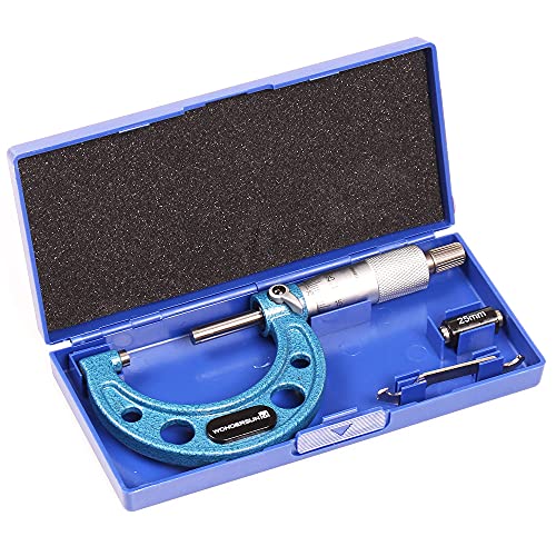 Professionelles Premium-Außenmikrometer-Präzisionsmechaniker-Werkzeug 25-50 mm Messbereich 0,01 mm Teilung von WONDERSUNM