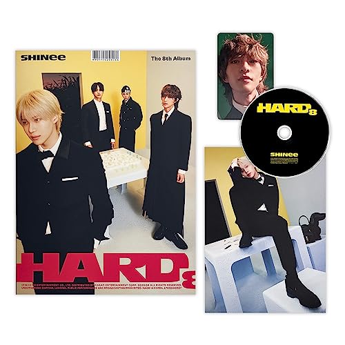 SHINEE - 8th Album [Hard] (MAKER Ver.) Cover + CD-R + Photo Book + Photo Card + Bromide + Poster + 4 Hologram Photocards von WONEEY