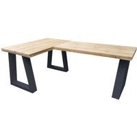 Eckschreibtisch - Vancouver - Industrieholz - Wood4you von WOOD4YOU