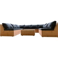 Loungeset Douglas Denver - inkl. Kissen, Outdoor, Garten Lounge, Sitzgruppe Gartenmöbel, Garten, Gartenmöbel, Garten Sofa-Set, - Wood4you Loungeset Douglas Denver - inkl. Kissen, Outdoor, Garten Lounge, Sitzgruppe Gartenmöbel, Garten, Gartenmöbel, Garten Sofa-Set, - Wood4you von WOOD4YOU