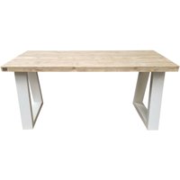 Schreibtisch - Vancouver Gerüstholz - Weiß - Wood4you von WOOD4YOU