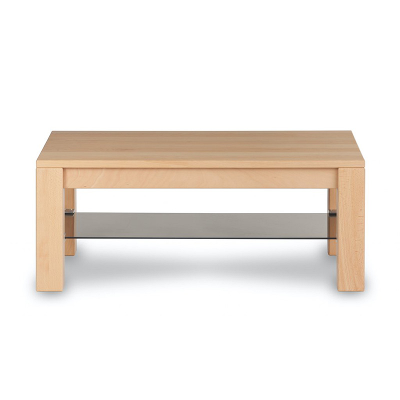 Couchtisch Chicago Glas aus Massivholz Buche Couchtisch Chicago Glas aus Massivholz Buche von WOODED