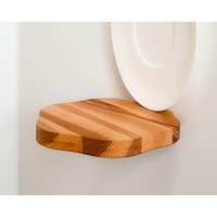 Gewellte Runde Regale, Kleine & Große Schwebende Wandpflanzenhalter, Dekorative Boho-Regale. Geschenk Zum 5 von WOODENMIXshop