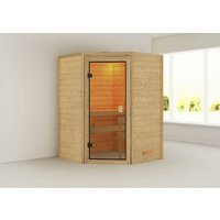 KARIBU Sauna »Antonia«, für 4 Personen, ohne Ofen - beige von Karibu