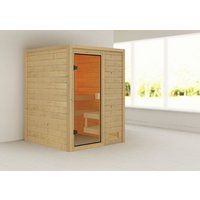 KARIBU Sauna »Sandra«, für 4 Personen, ohne Ofen - beige von Karibu