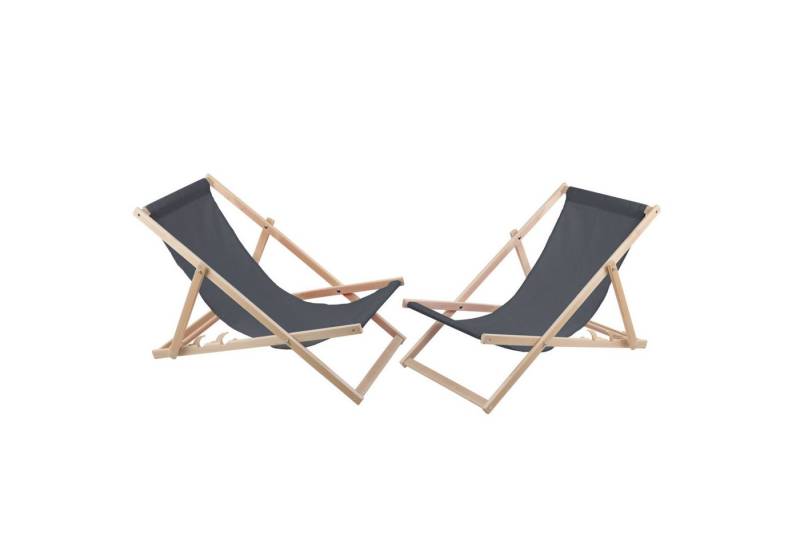 WOODOK Gartenliege, 2 St., 2x Liegestühl, Set 2x Gartenliege Buchenholz Garten Strandkorb WOODOK Gartenliege, 2 St., 2x Liegestühl, Set 2x Gartenliege Buchenholz Garten Strandkorb von WOODOK