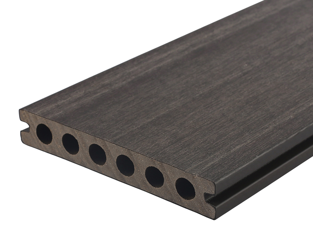 Fiberdeck Terrassendielen WPC Premium RHK Dark grey - Stärke/Breite 23x138 mm, Länge 3 m, strukturiert, Hohlkammerprofil von Fiberdeck