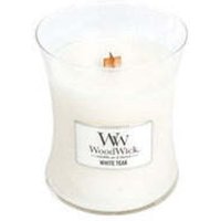 Woodwick - white teak vase white teak - scented candle 850g von WOODWICK