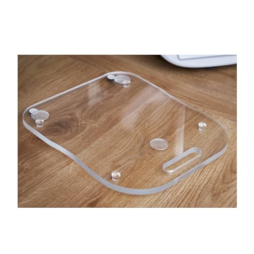 woodygift Gleitbrett aus Acrylglas für Thermomix Unterlage Brett TM5 TM6 Zubehör für Küchenmaschine von WOODYGIFT