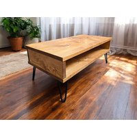 Rustikaler Couchtisch Aus Altholz/Vintage Möbel Shabby Style von WOODYgio