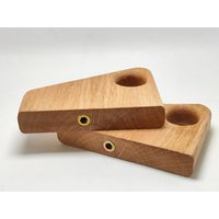 Hölzerne Gardinenstange Halterung Hölzerne Gardinenstange Halterung von WOODinMINIMALISM