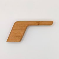 Rustikaler Holzvorhang-Rückenhalter Rustikaler Holzvorhang-Rückenhalter von WOODinMINIMALISM