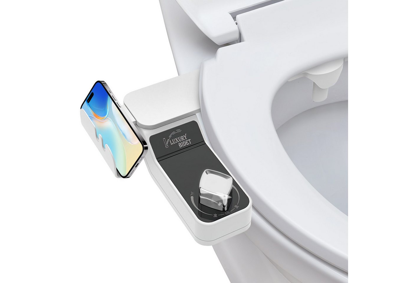 WOOHSE Bidetarmatur Bidet Einsatz 0,7cm Nicht-Elektrisch, Verstellbarer Wasserdruck WOOHSE Bidetarmatur Bidet Einsatz 0,7cm Nicht-Elektrisch, Verstellbarer Wasserdruck von WOOHSE