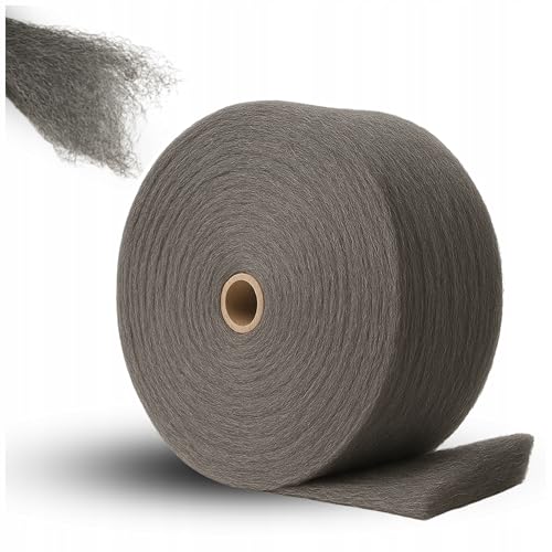 Stahlwolle 1kg Rolle – Stahlschwamm 0+00 zum Reinigen, Polieren & Renovieren von Metall, Holz & Stein – Schleifvlies Polierwolle WOOLTEC Stahlwolle 1kg Rolle – Stahlschwamm 0+00 zum Reinigen, Polieren & Renovieren von Metall, Holz & Stein – Schleifvlies Polierwolle WOOLTEC von WOOLTEC