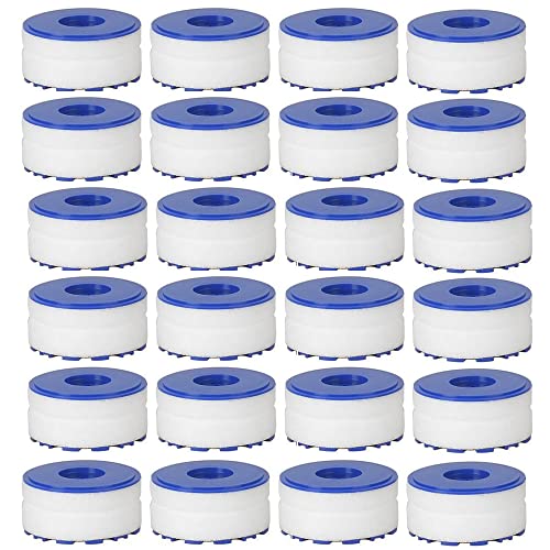 WOOLUCK® 24 Stück Ersatz Filterelement für Wasserhahn, Wasserhahn Filterpatronen, Wasserfilterelement von WOOLUCK