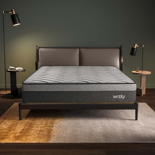 Matratze Wooly Level 140x190 Höhe 30 cm - Härtegrad H3/H4 - Taschenfederkernmatratze - Öko Tex Zertifiziert - Wolle - Thermoregulierend - 7 Komfortzonen - Made in EU von WOOLY BEDDING